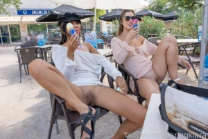 What do you prefer taking a taste of our pussies or diving into the