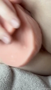 How hot is that grip on my thick dildo cum see the rest of me gripping