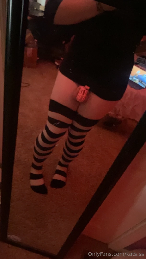 Do you like when my little clitty is locked away part 1 