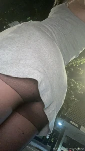 Hey you what are you doing looking up my skirt upskirt panties ass