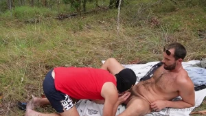 Forest slut is ch0king on my cock i told him straight away for an