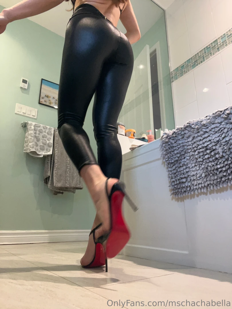 Loubs or leather black boots part 11 