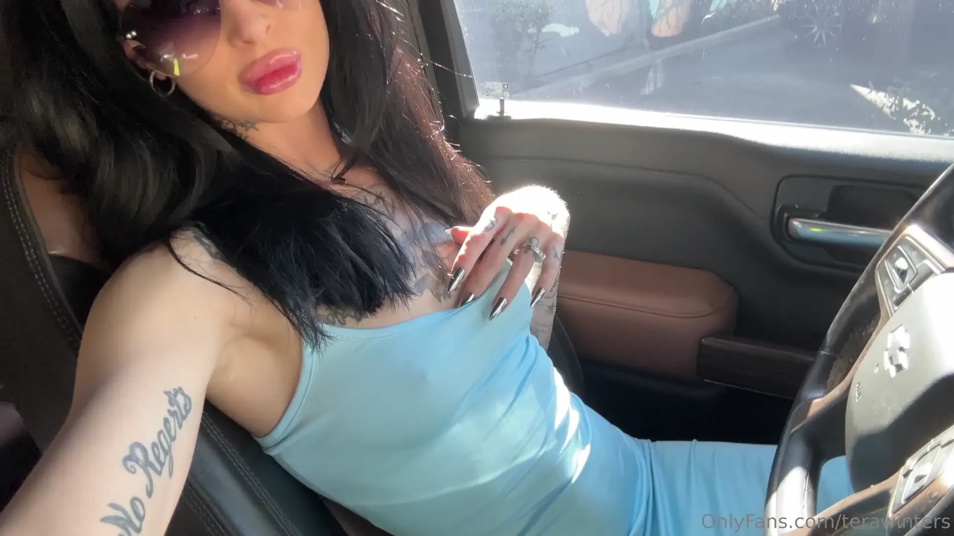 Out and about in my long dress 