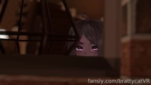 Being in trouble is so fun i spray you with a water gun and help you