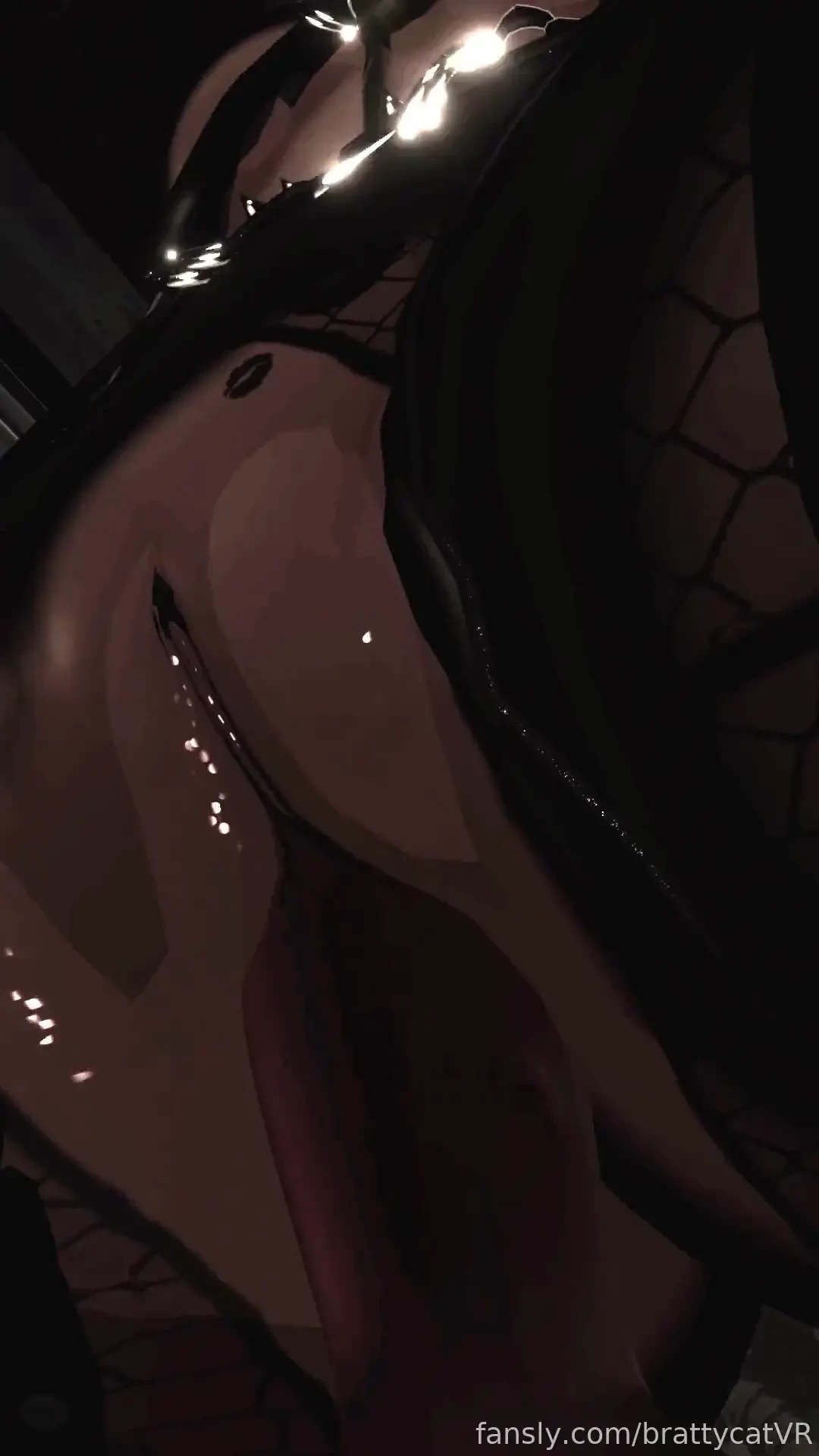 I snuck a big monster into my room and i rode it until i made a mess 