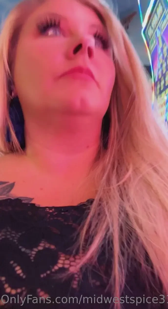 A little upskirt action no panties in vegas 