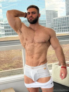 Flexin under the sun shorts coming off briefs holding tight wanna see