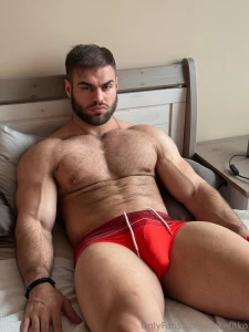 Lying here in just my briefs cock already hard tell me are you the one