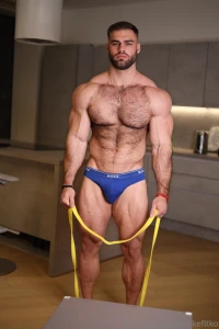 Stretching it out body tight focus sharp but with this kind of tension