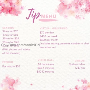 And if you pamper me the way i like we can negotiate