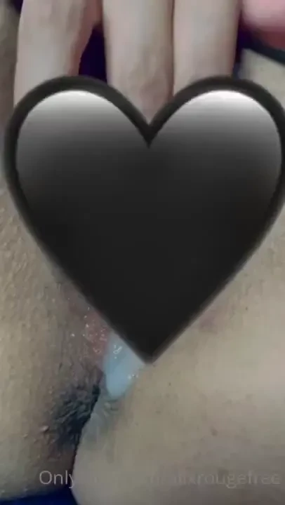 Playing with cum in my pussy check out my vip page for more over 379 