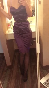 Purple dress night