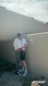 Fucking each other underneath the overpass