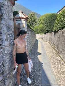 Would u say anything if u walked past me like this