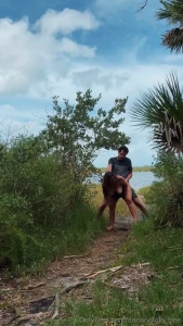Who s into outdoor content lola and i took a little camping trip and