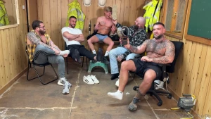 Catch the lads on lunch break showing off our feet and daring you to