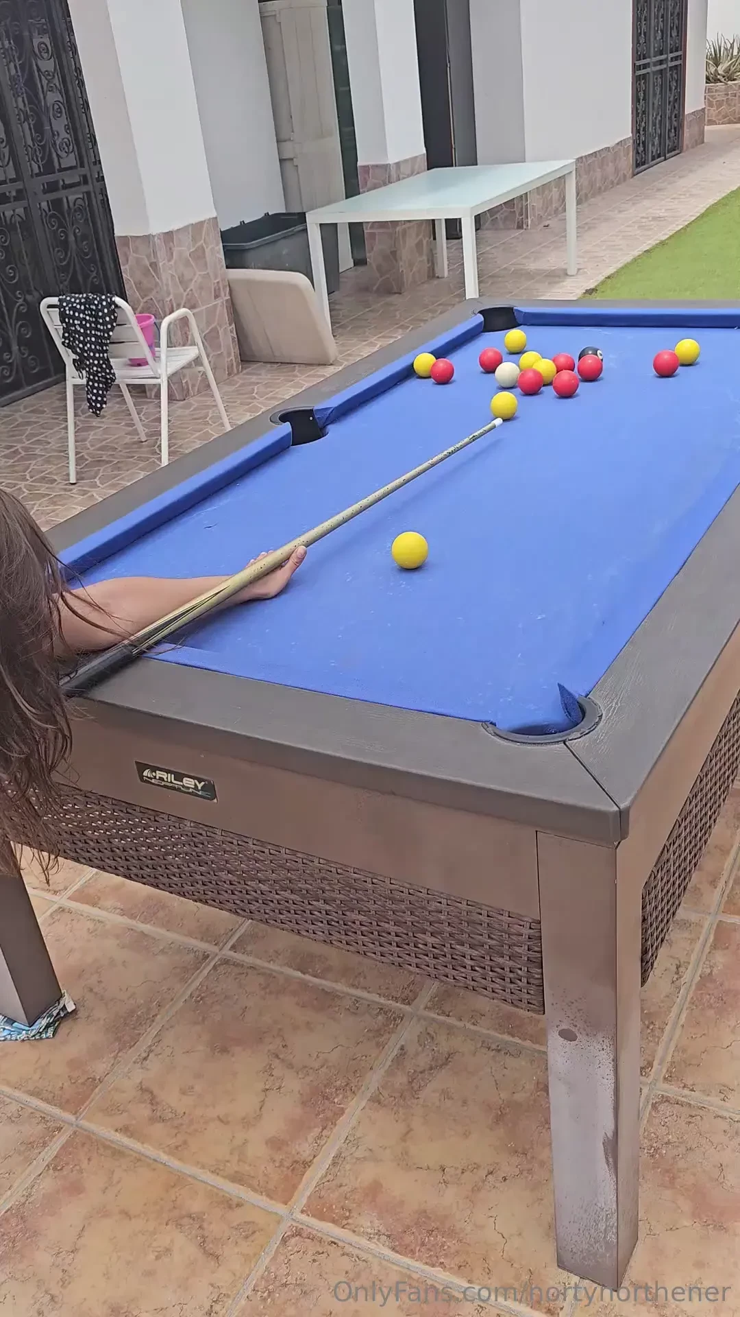 Good morning nothing i love more than bending over a pool table with a 