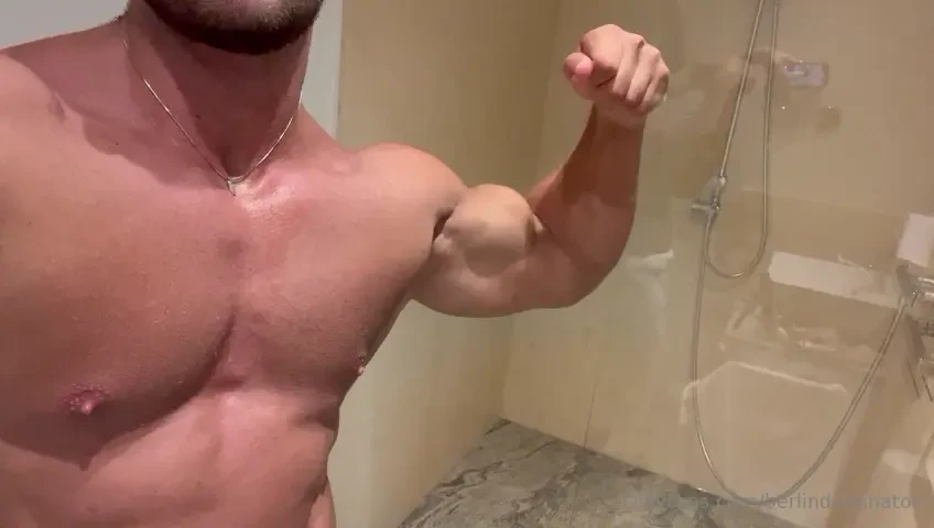 Quick flex before showering 