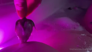 Getting my nipples all soapy part 2