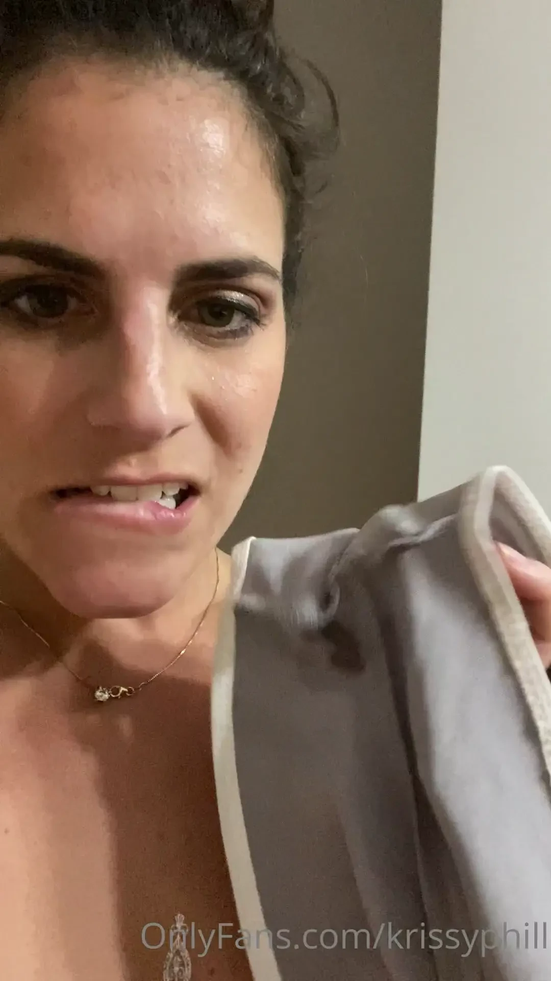 My pussy is this wet also peep the nip slip 