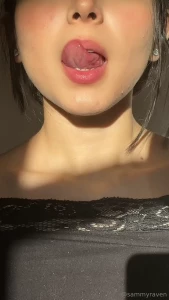 Can t help but lick my lips i m thirsty is anyone available in dm to