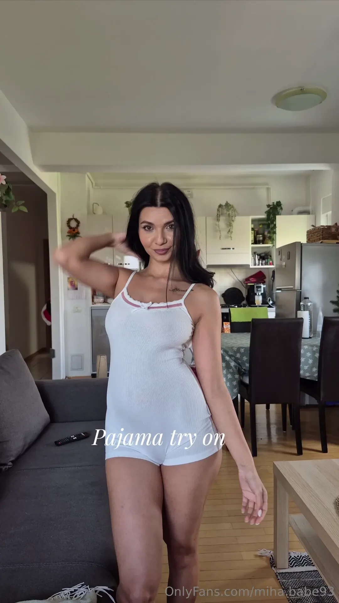 Pajama try on 