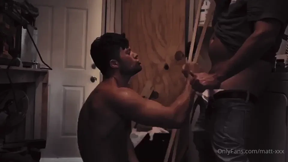 Showing dadisbig a good time in my shed 