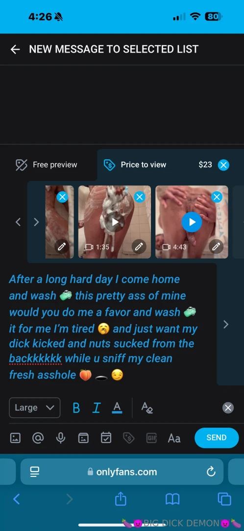 Go check ya dm slut now 