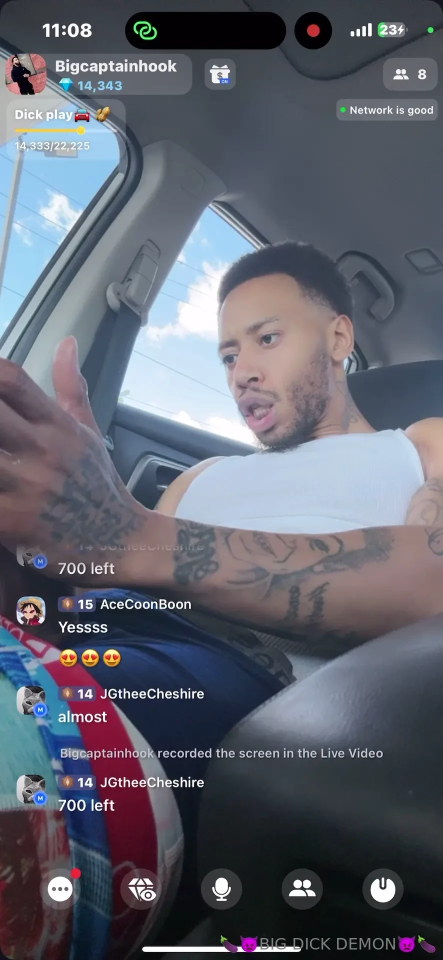 Would you get in with me answer below pull up tip big daddy to show 