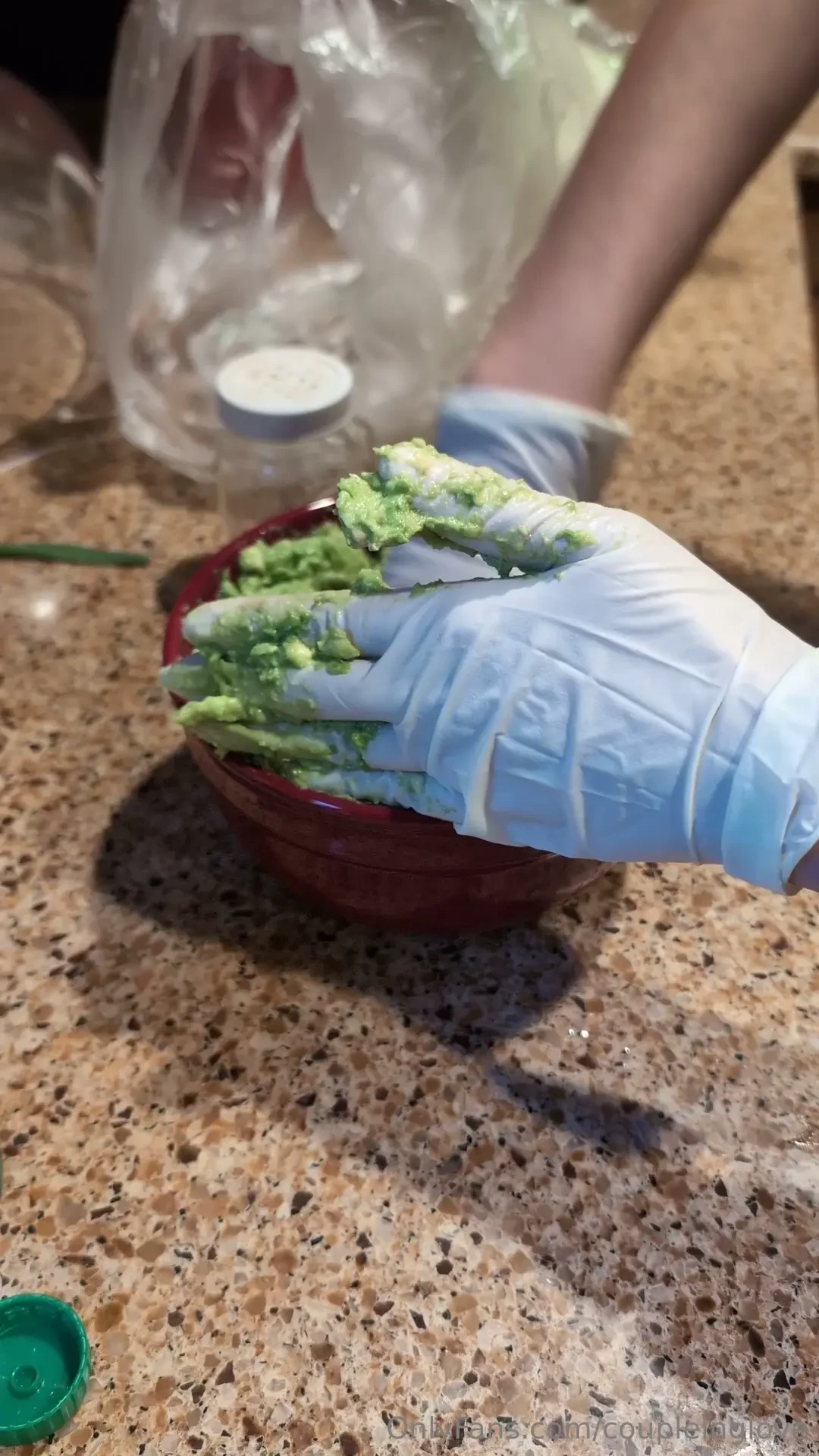 Making guac 
