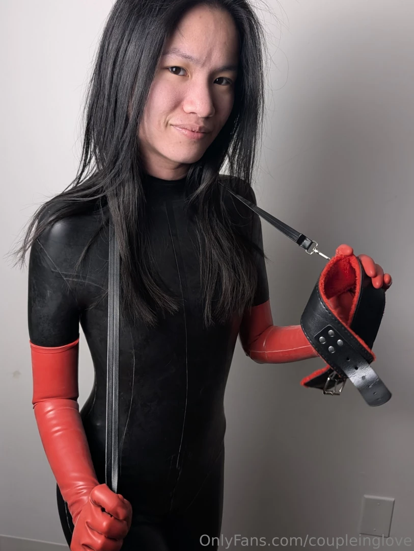 Finally our latex catsuit is in gonna get this in some vivishine and 