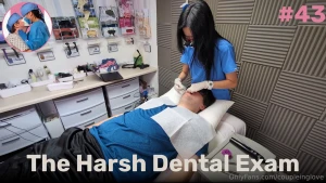 The harsh dental exam dentist mei enters the room and greets her part 1