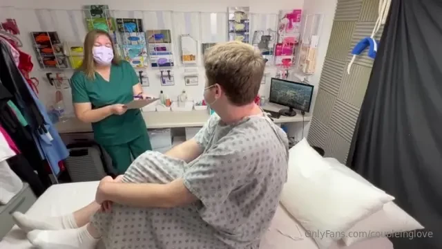 Two nurses dominate one patient patient jim arrives late for his 