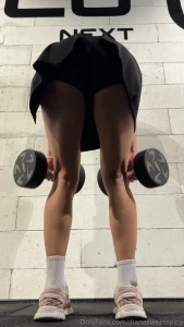 Mister why are you lying on the floor in the gym and looking up my