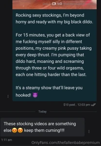 Rocking sexy stockings i m beyond horny and ready with my big black part 2