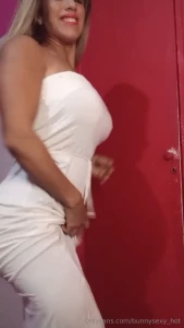 Do you like how the white dress looks on me i m your baby