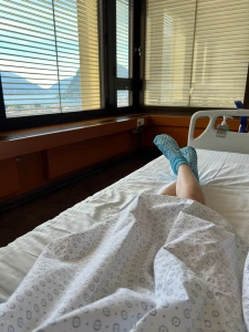 Today i m writing with big news today i went to the hospital for a