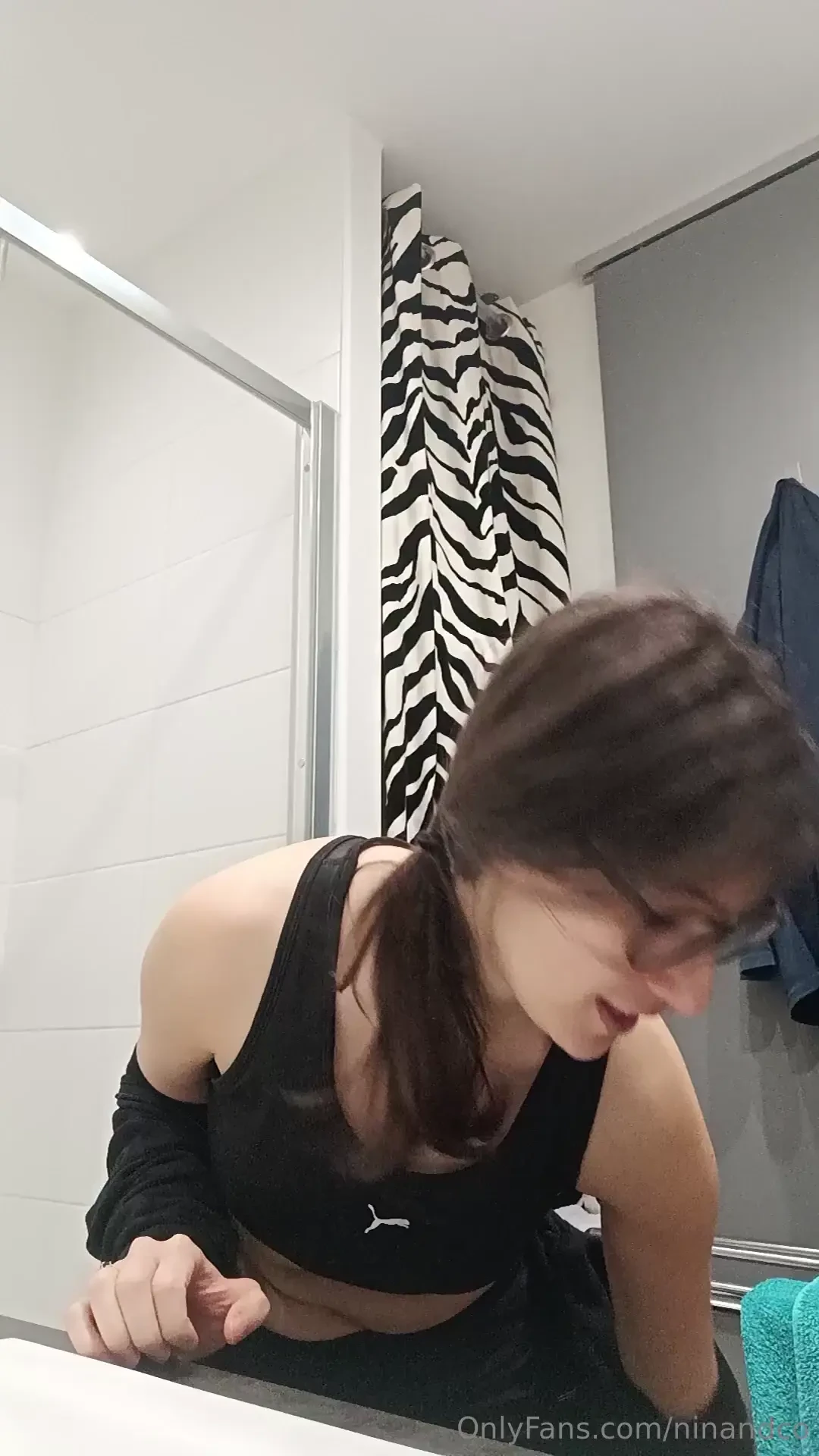 Au moment de prendre ma douche 