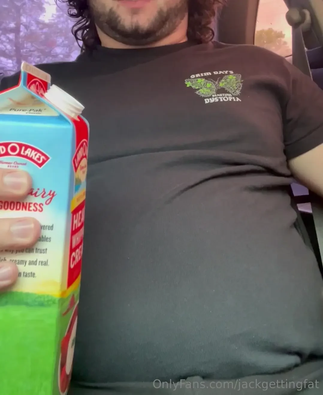 Day 6 of the heavy cream binge chugging down 3 000 calories of cream 