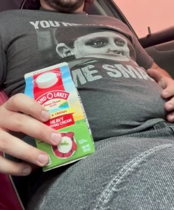 Day one of heavy cream for 7 days for the next week i ll be chugging