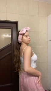 Today i made a video of my morning routine in the bathroom for you