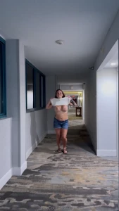 Hotel staff who s clapping wife