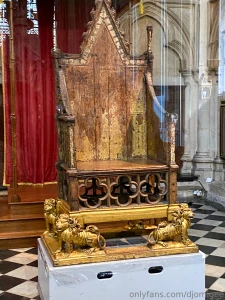 Here i am at westminster abbey 2 weeks ago where the coronation is