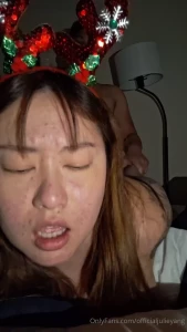 Teaser day 4 of 5 days of christmas cum to pull santa s sleight and