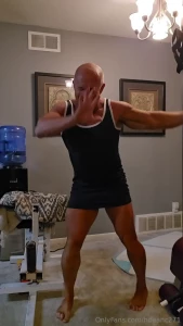 Part of a dance video