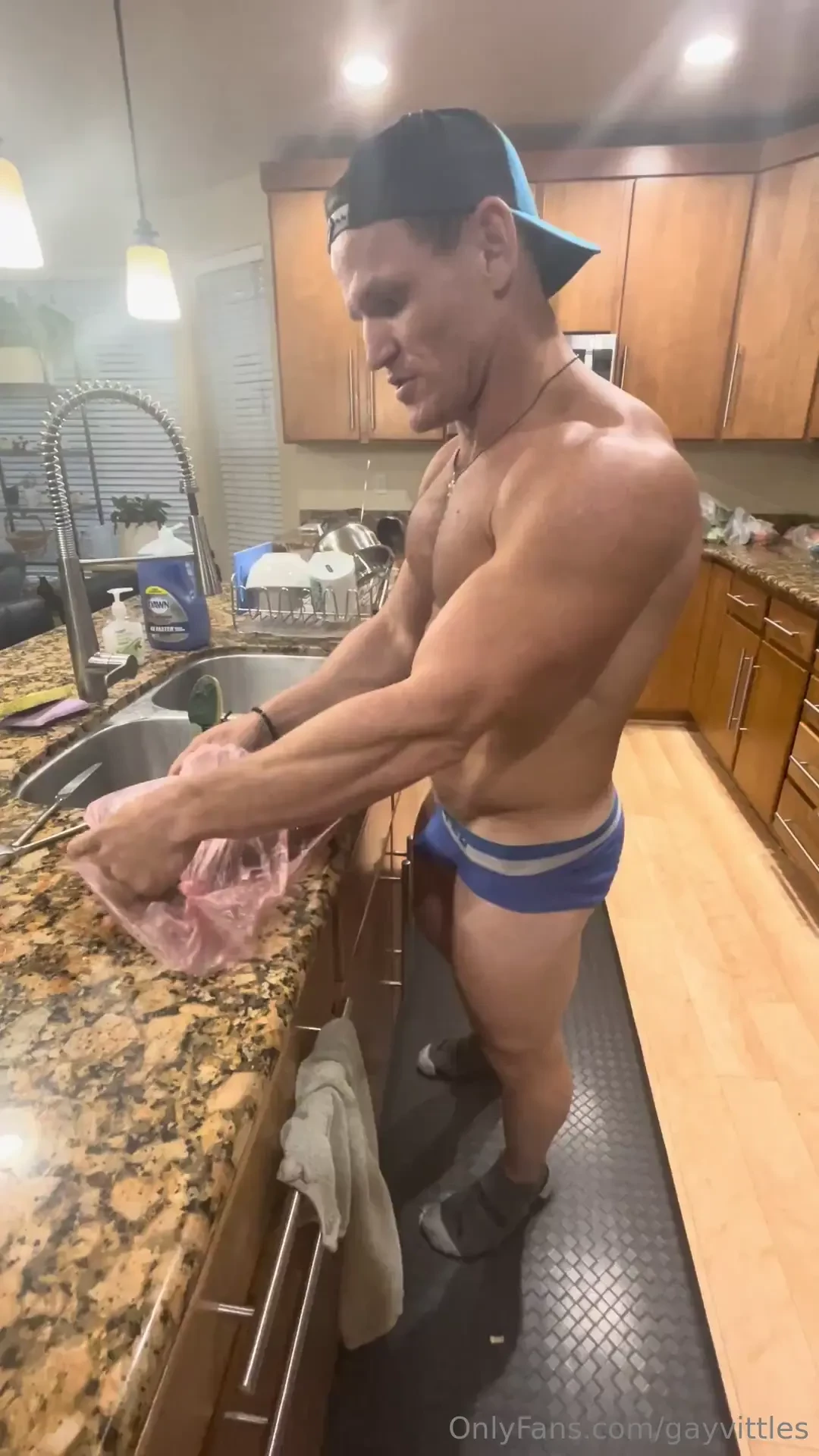 Hey foodies and fun-lovers today in my kitchen and yes in my underwear 