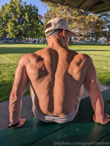Relaxing after a hard workout gotta keep in shape part 1