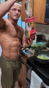 Cooking up some breakfast magic egg whites and veggies galore gotta
