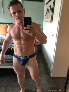 Fresh from my workout and ready to show off all these hard-earned