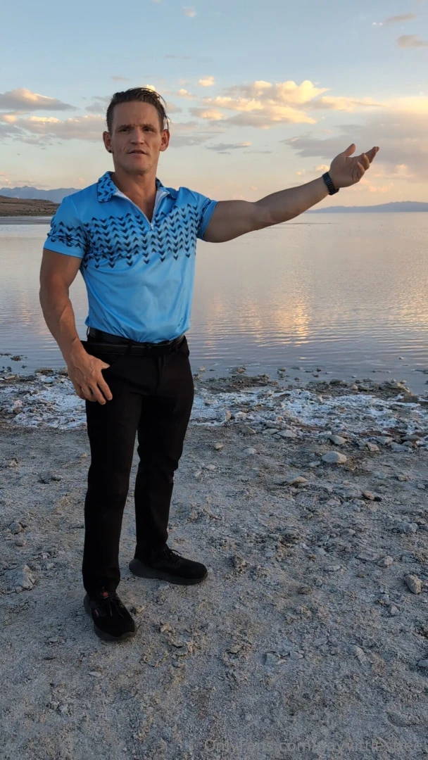 Hanging out at the great salt lake in utah 